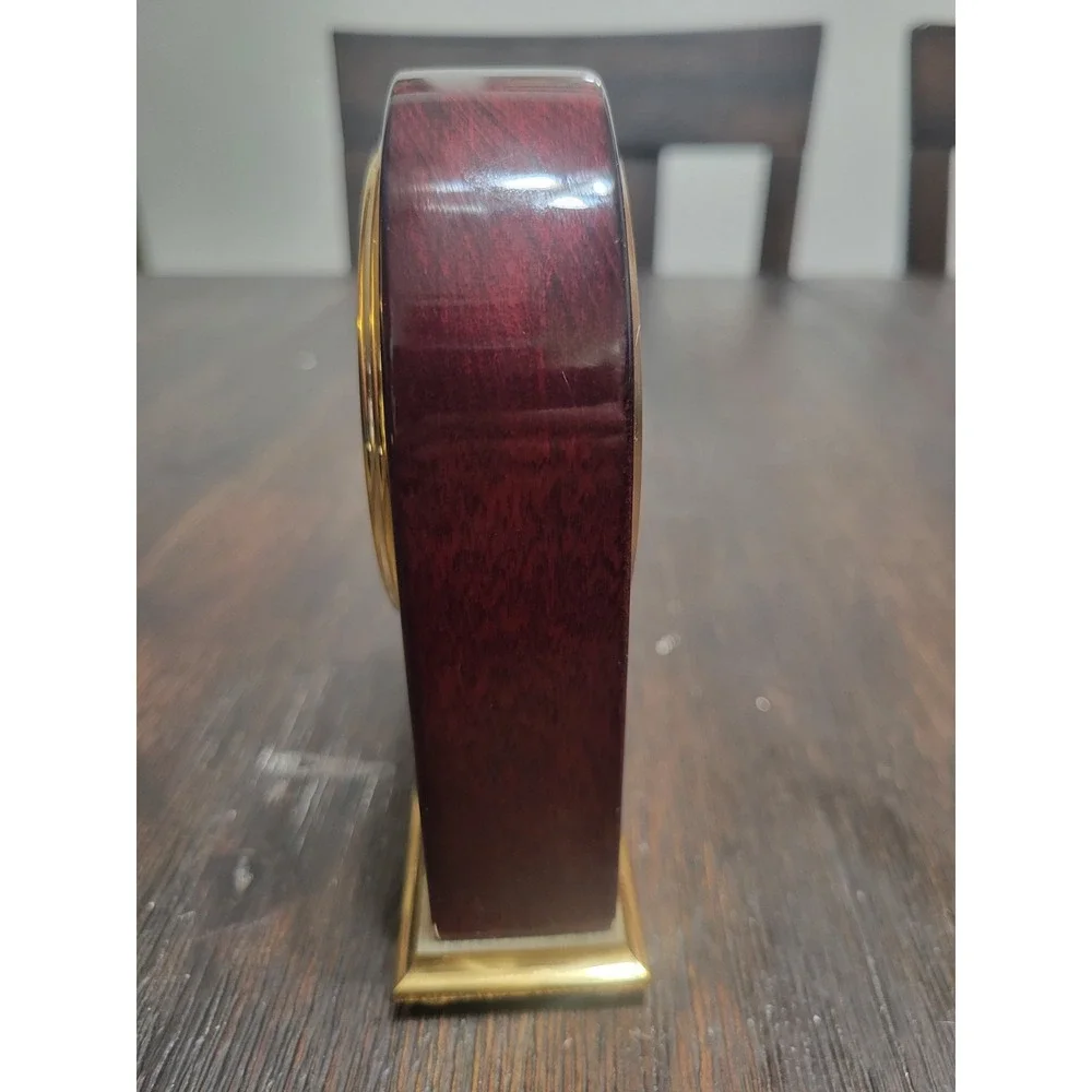 1990s‎ Howard Miller 613-487 Rosewood ARCH Table  Clock